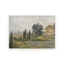 Vintage Summer Landscape Canvas Painting Poster for Home Decor
