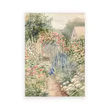 Vintage Summer Landscape Canvas Painting Poster for Home Decor