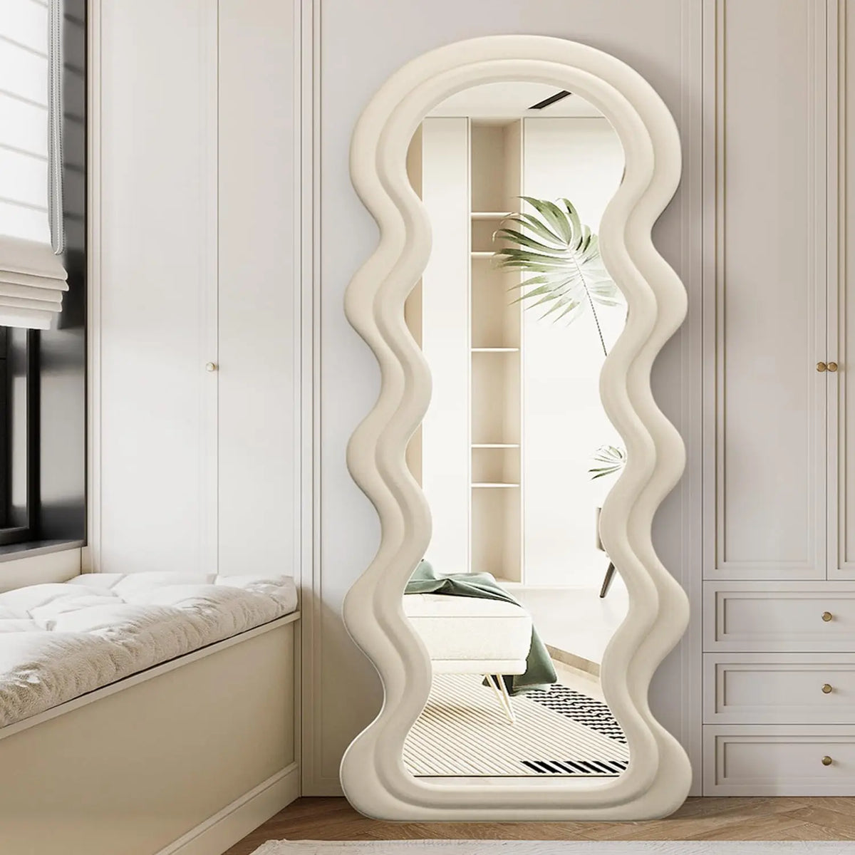 Luxury Full Length Floor Standing Mirror for Home Decor
