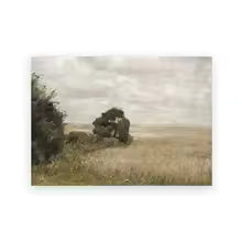 Vintage Summer Landscape Canvas Painting Poster for Home Decor