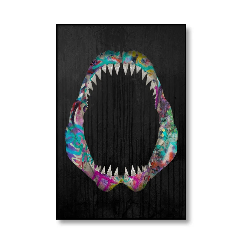 Retro David Sculpture Graffiti Canvas Painting Poster for Home Decor