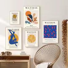 Vintage Exhibition Poster Canvas Wall Art Print for Living Room