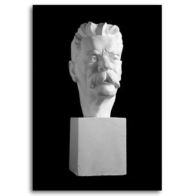 Retro Sculpture Canvas Art Poster Print for Living Room Wall Decor