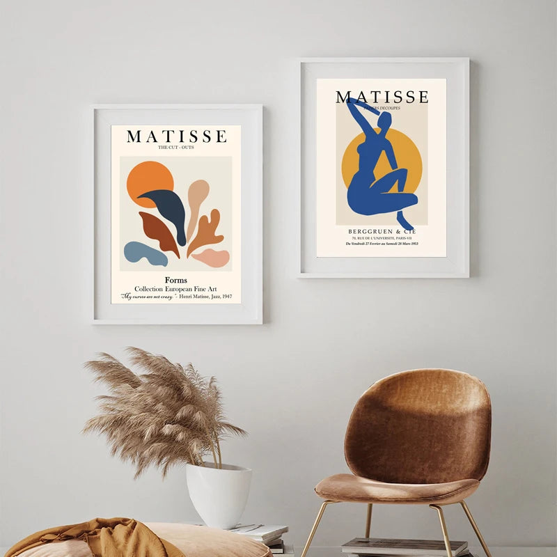 Vintage Exhibition Poster Canvas Wall Art Print for Living Room
