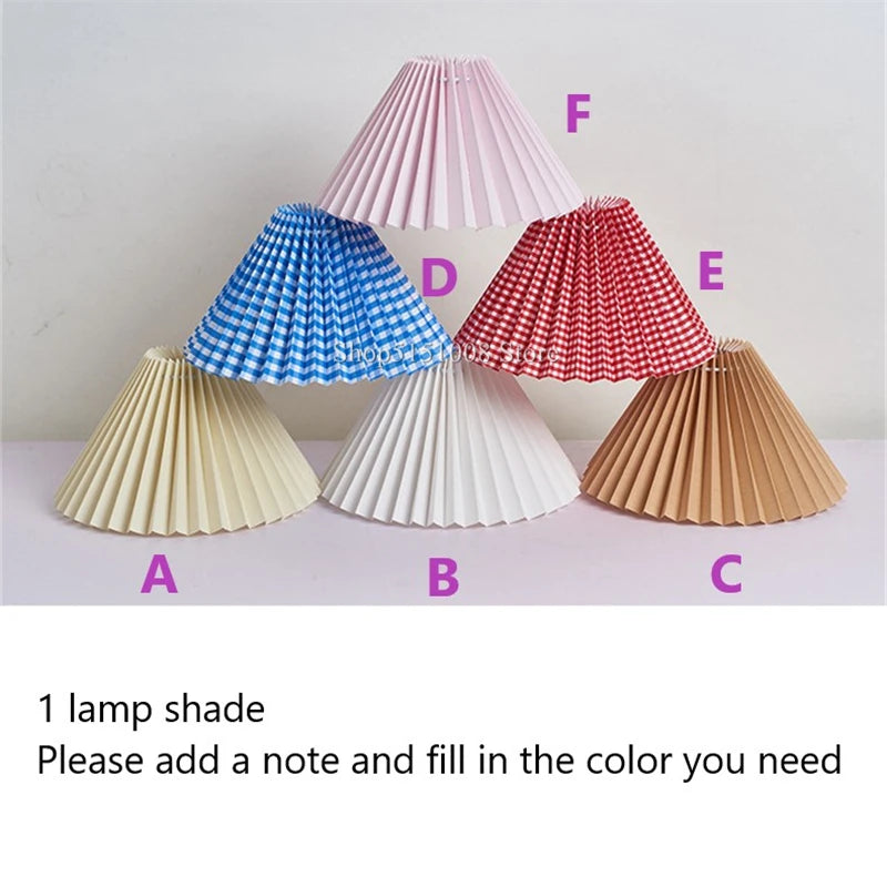 Japanese-Style Ceramic Table Lamp with Pleated Fabric Shade for Bedroom
