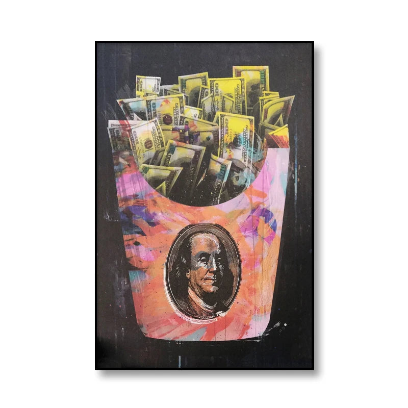 Retro David Sculpture Graffiti Canvas Painting Poster for Home Decor
