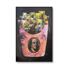 Retro David Sculpture Graffiti Canvas Painting Poster for Home Decor