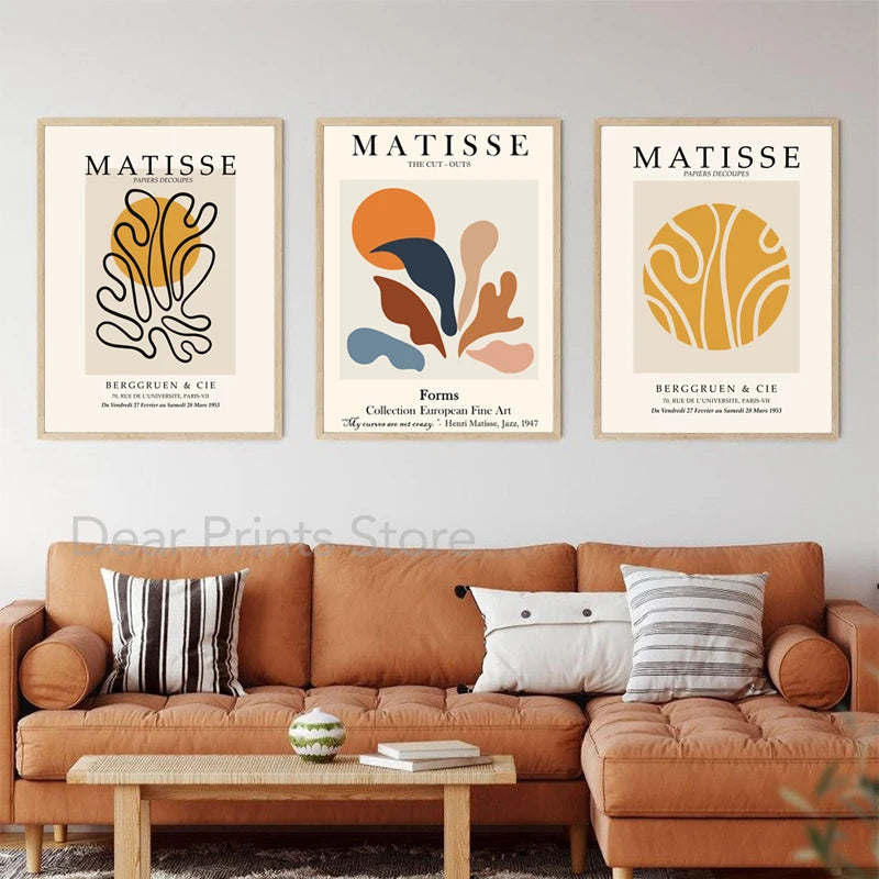 Vintage Exhibition Poster Canvas Wall Art Print for Living Room