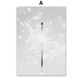 Nordic Abstract Figure Canvas Wall Art Print for Living Room