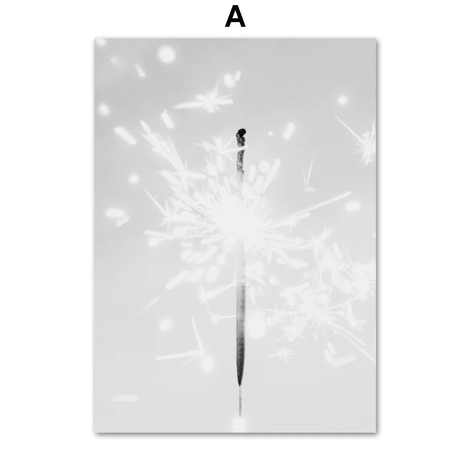 Nordic Abstract Figure Canvas Wall Art Print for Living Room