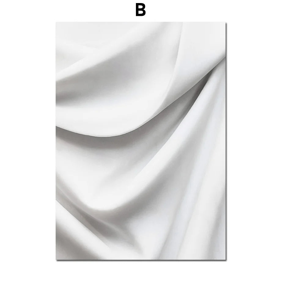Nordic Abstract Figure Canvas Wall Art Print for Living Room
