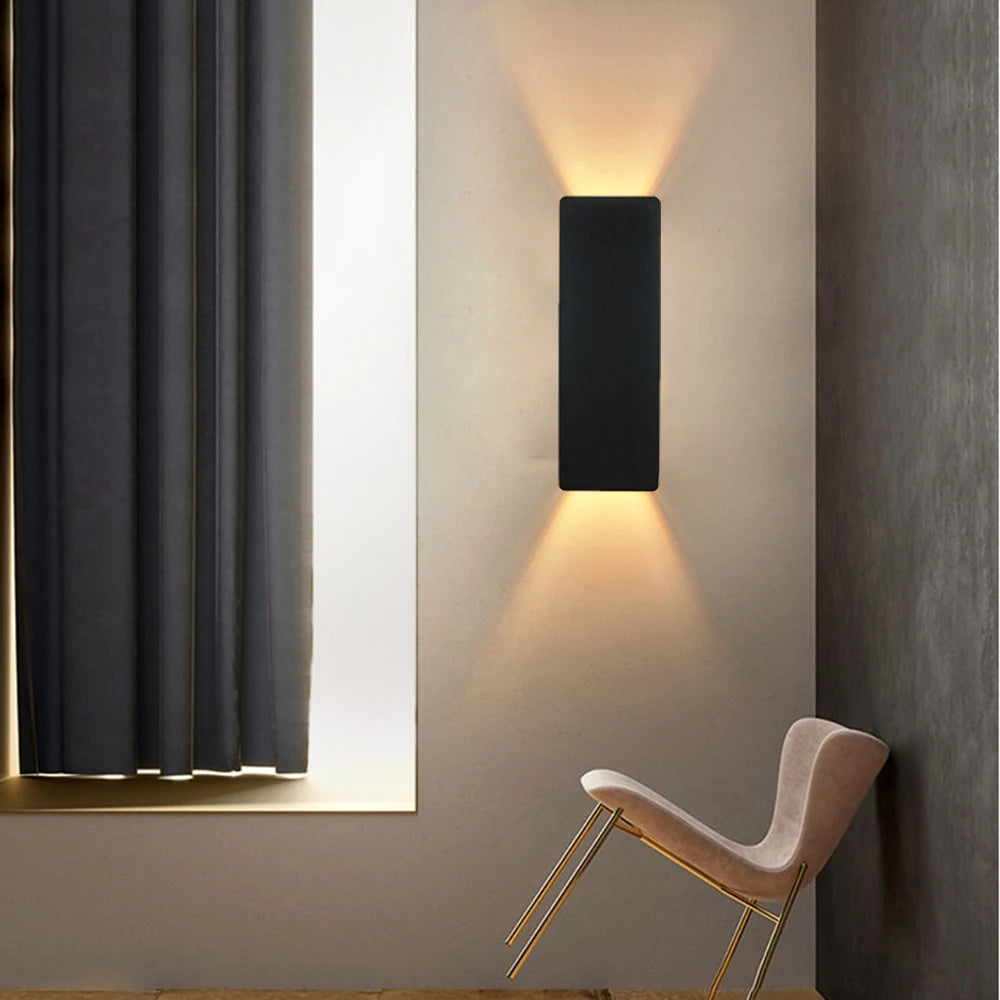 Modern Simple 6W LED Indoor Wall Lamp Bedroom Living Room Home Lighting Aisle Corridor Decoration Aluminum Wall Light