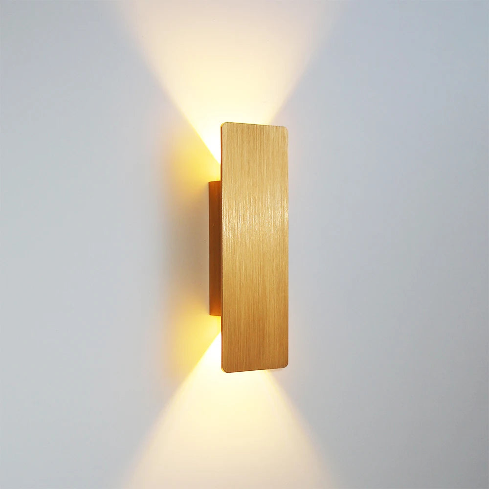 Modern Simple 6W LED Indoor Wall Lamp Bedroom Living Room Home Lighting Aisle Corridor Decoration Aluminum Wall Light