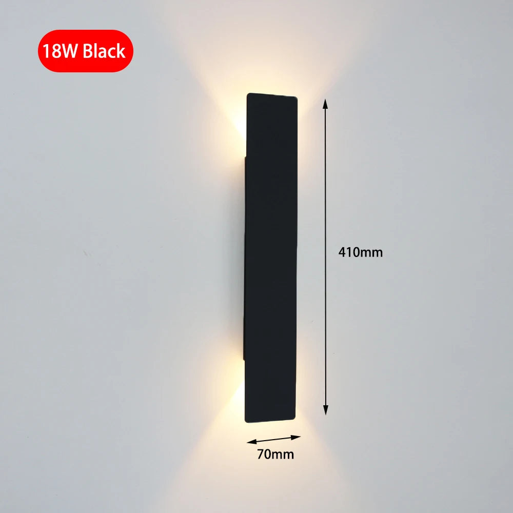 Modern Simple 6W LED Indoor Wall Lamp Bedroom Living Room Home Lighting Aisle Corridor Decoration Aluminum Wall Light