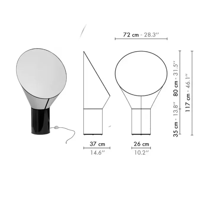 Nordic Fabric Horn Pendant Lamp Modern Chandelier