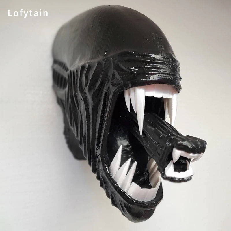 Modern Horror Sci-Fi Alien Wall Sculpture for Living Room Decor