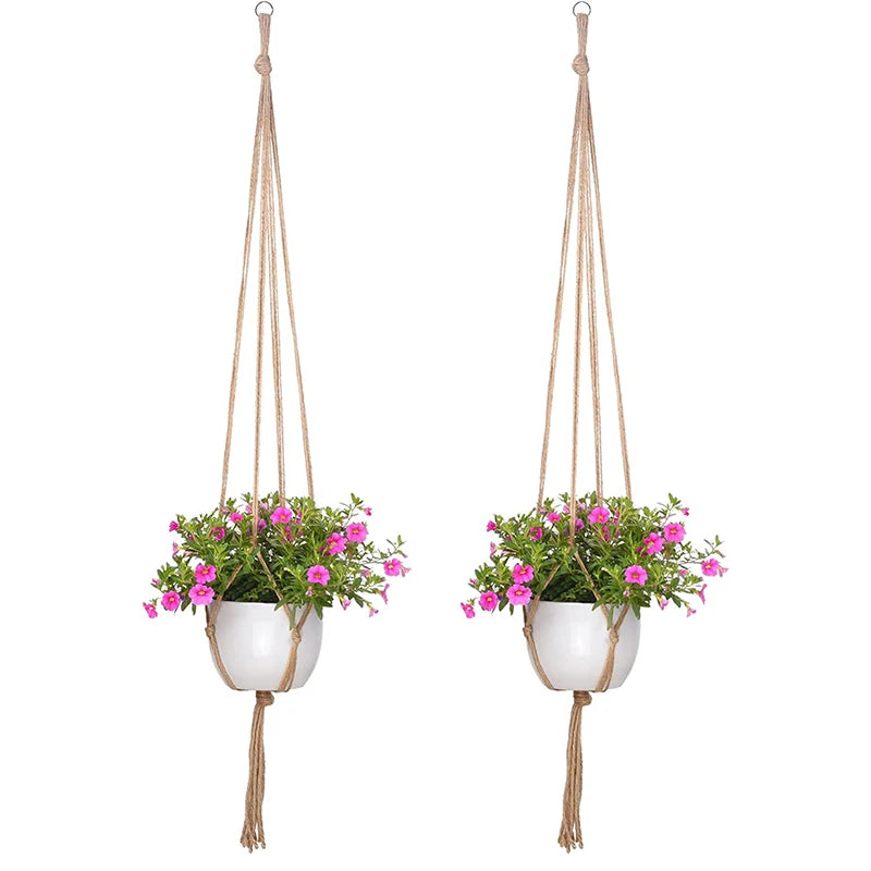 Creative Macrame Suspension Plant Pot Hanging Basket for Home Decor