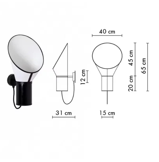 Nordic Fabric Horn Pendant Lamp Modern Chandelier