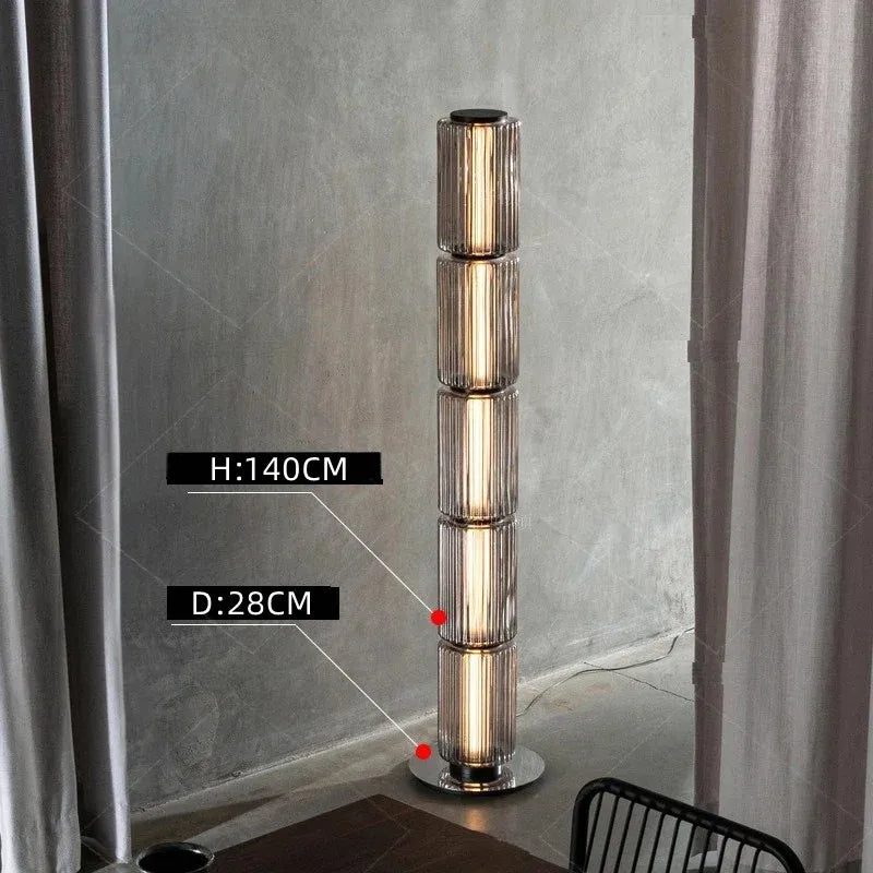 Modern Floor Lamp with Adjustable Height and Lighting for Living Room Bedroom