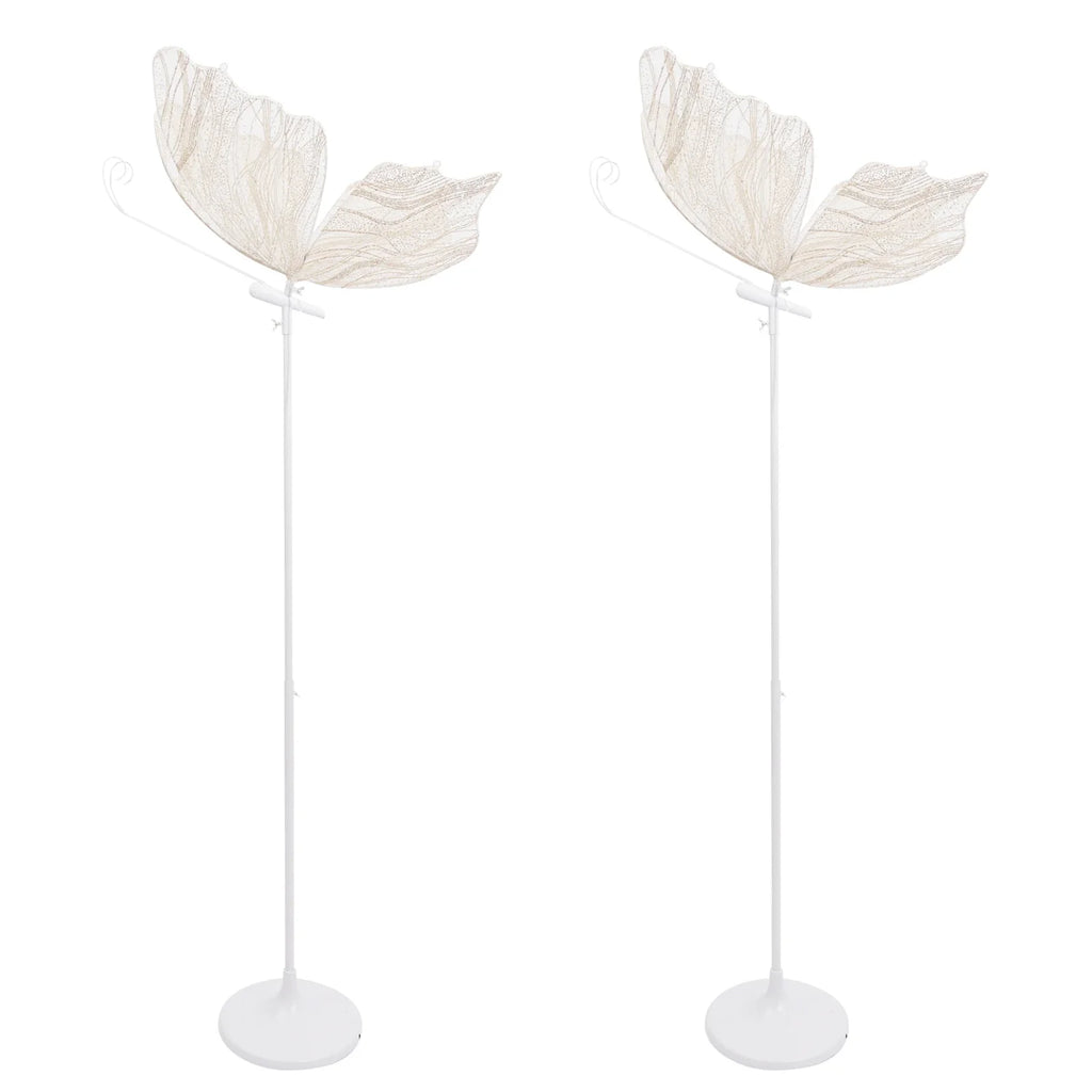 Modern LED Butterfly Floor Lamp Romantic Decorative Lighting for Weddings