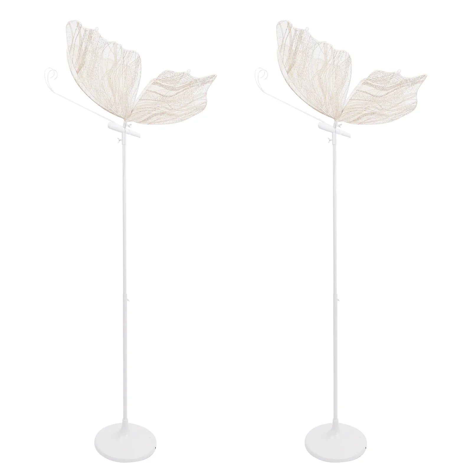 Modern LED Butterfly Floor Lamp Romantic Decorative Lighting for Weddings