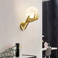 Modern Resin Glass LED Wall Lamp Indoor Decorative Lighting Living Room Study Corridor Bedside