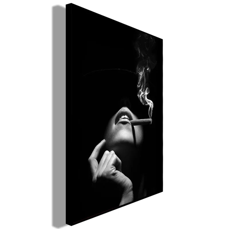 Nordic Sexy Female Model Canvas Painting Poster for Home Decor