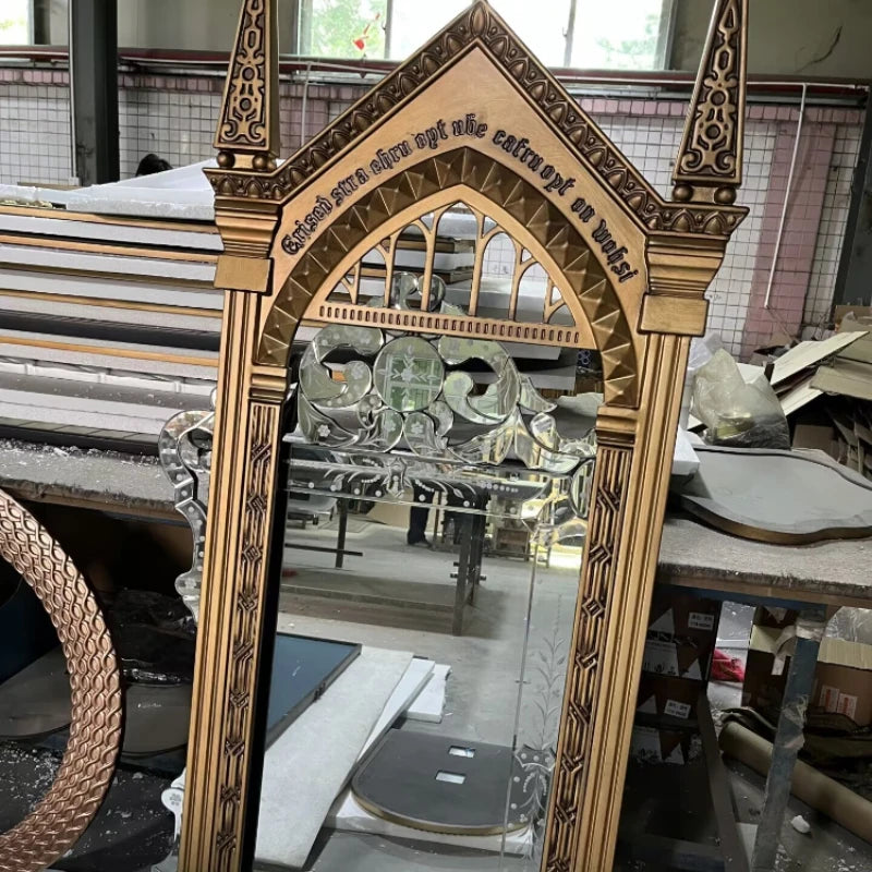 Luxury Nordic Full Length Floor Standing Mirror for Home Decor