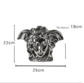 Modern Luxury Electroplating Ceramic Flower Vase Tabletop Ornament for Home Decor