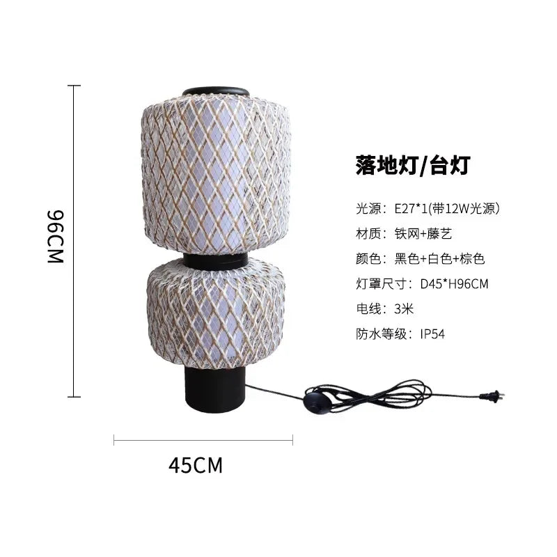 Modern LED Table Lamp Waterproof Villa Garden Hotel Bedroom Living Room