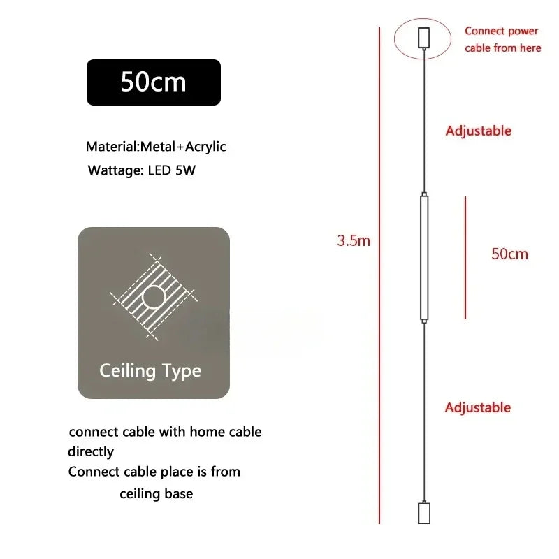 Italian Minimalist Hotel Decor Floor Lamp Designer Background Wall Bedroom Headboard Line Ceiling Light Home Chandelier