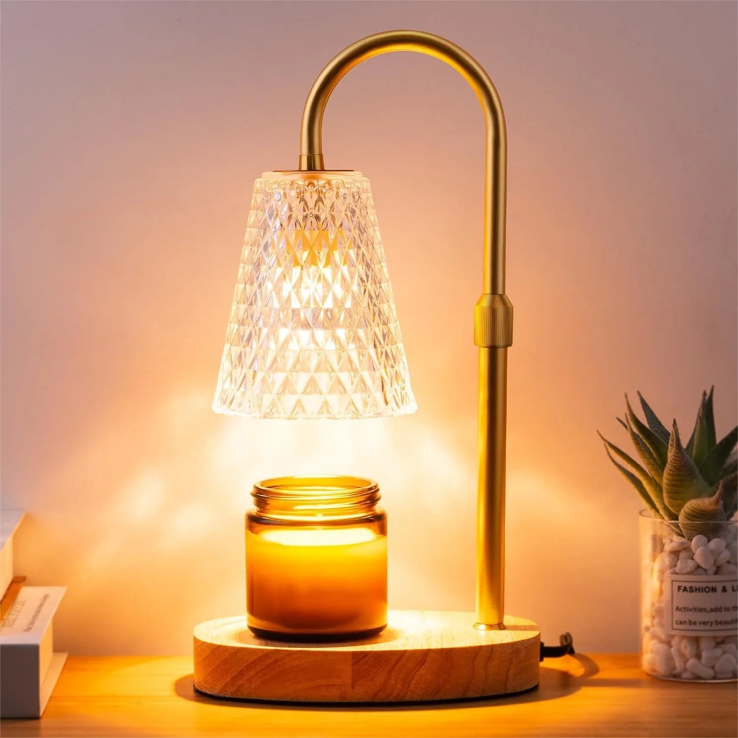 Timer Dimmable Candle Warmer Lamp Home Decor