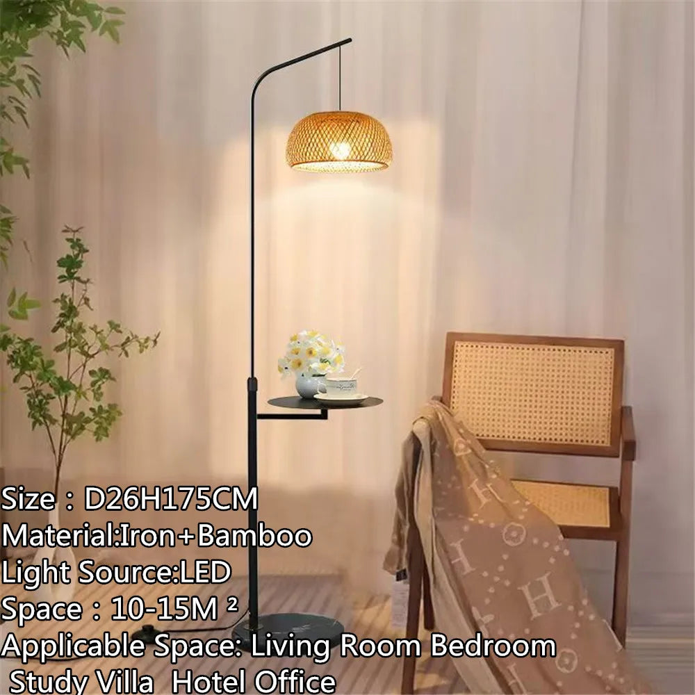 Modern Art Multicolor Glass LED Floor Lamp for Living Room Bedroom