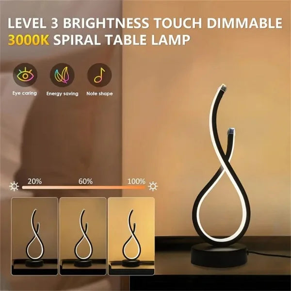 Modern Minimalist Nordic Style Table Lamp Bedside Ambient Light