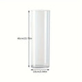 40cm Modern Clear Tall Acrylic Cylinder Floor Vase