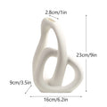 Modern Abstract Nordic Ceramic Flower Vase for Tabletop Decor
