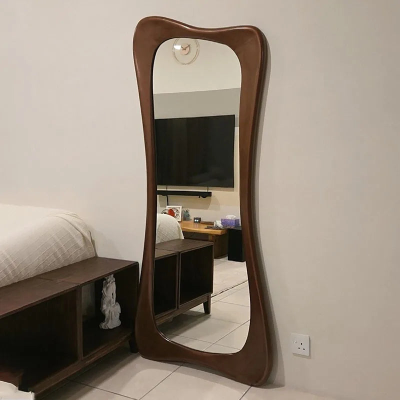 Nordic Luxury Full Length Floor Standing Mirror for Home Decor