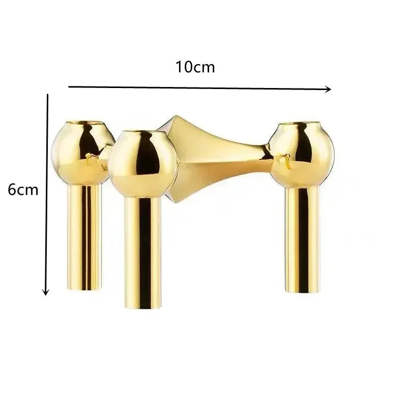 Modern Nordic Metal Molecular Candle Holder Centerpiece Tabletop Living Room Decor