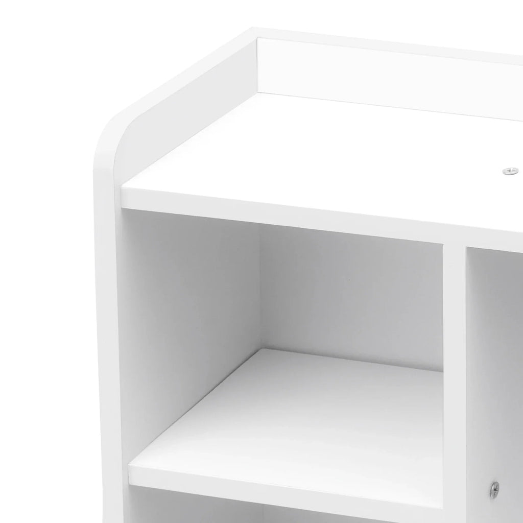 Tall Nightstand with 3 Drawers Vertical Bedside Cabinet for Bedroom Study