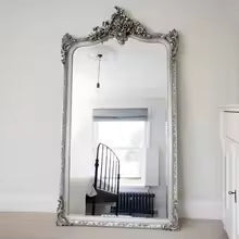 Modern Luxury Full Body Floor Mirror Standing Ornament for Home Decor
