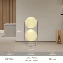 Nordic Minimalist Ball Bedside LED Floor Lamp Ceiling Chandelier Art Hanging Pendant Light Home Decor