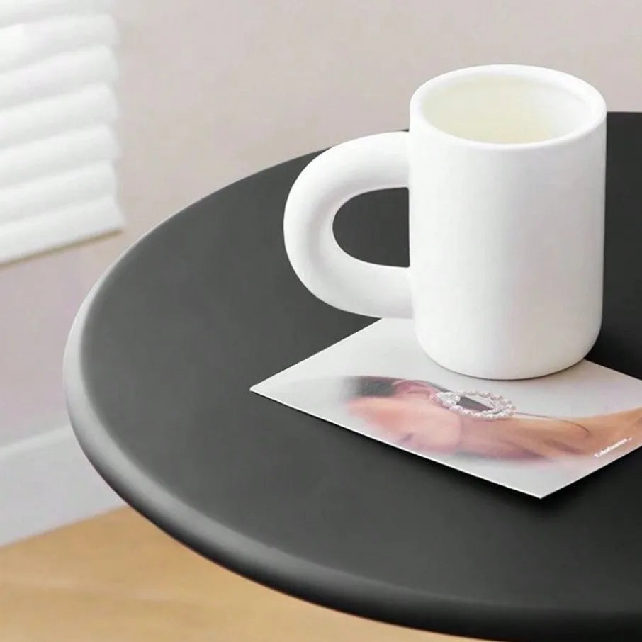 Nordic Style Round Metal Coffee Table Side End Table for Living Room