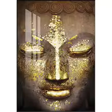 Modern Buddha Canvas Painting Poster for Home Decor