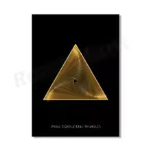 Sacred Geometry Golden Ratio Canvas Painting Poster for Home Decor