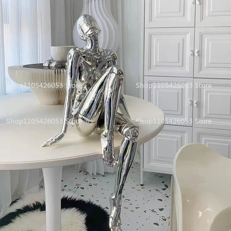 Modern Luxury Muse Figure Statue Tabletop Ornament for Home Decor