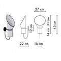 Nordic Fabric Horn Pendant Lamp Modern Chandelier