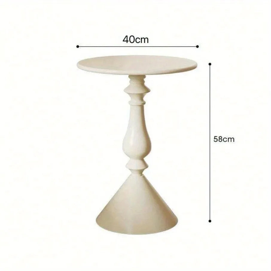 Nordic Style Round Metal Coffee Table Side End Table for Living Room