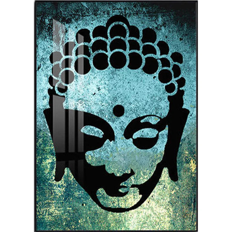 Modern Buddha Canvas Painting Poster for Home Decor