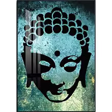 Modern Buddha Canvas Painting Poster for Home Decor