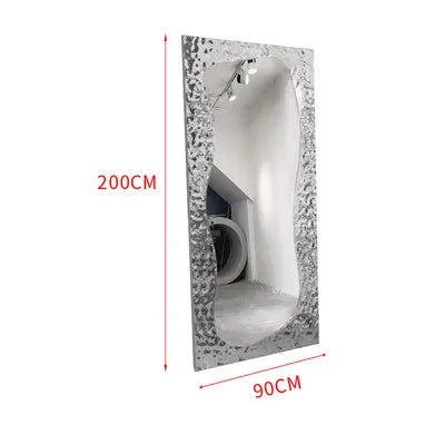 Modern Luxury Full Body Standing Floor Mirror for Living Room